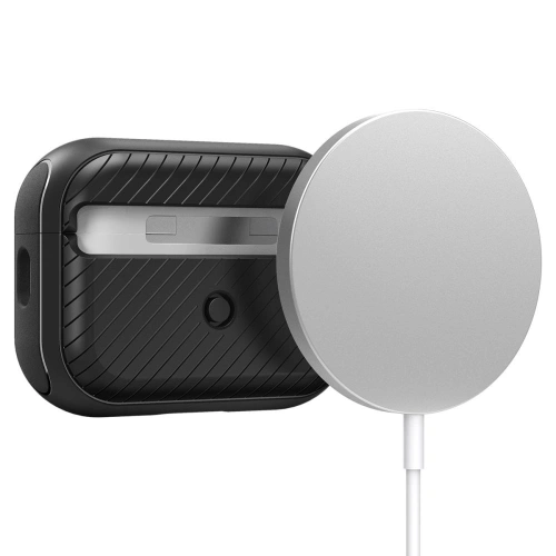 Kup Case Spigen Mag Armor MagSafe Apple AirPods Pro 2/1 Matte Schwarz - SPN2584 - {ean13} - Sklep Home Screen