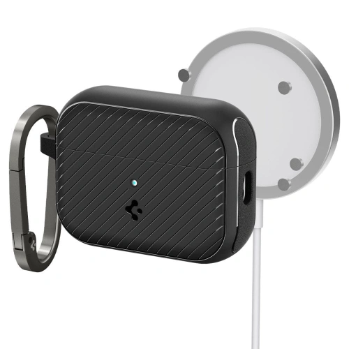 Kup Case Spigen Mag Armor MagSafe Apple AirPods Pro 2/1 Matte Schwarz - SPN2584 - {ean13} - Sklep Home Screen