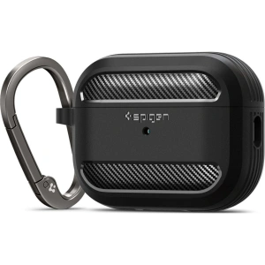 Kup Etui Spigen Rugged Armor Apple AirPods Pro 2/1 Matte Black - SPN2585 - {ean13} - Sklep Home Screen