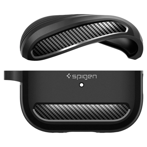 Kup Etui Spigen Rugged Armor Apple AirPods Pro 2/1 Matte Black - SPN2585 - {ean13} - Sklep Home Screen