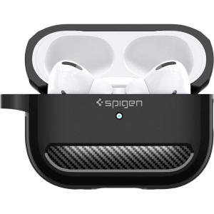 Kup Etui Spigen Rugged Armor Apple AirPods Pro 2/1 Negru Mat - SPN2585 - {ean13} - Sklep Home Screen