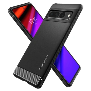 Buy Spigen Rugged Armor Google Pixel 7 Pro Matte Black - SPN2588 - {ean13} - Home Screen Store Europe