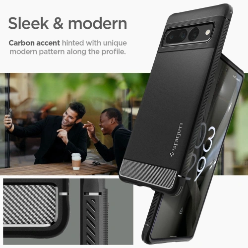 Kup Etui Spigen Rugged Armor Google Pixel 7 Pro Matte Black - SPN2588 - {ean13} - Sklep Home Screen