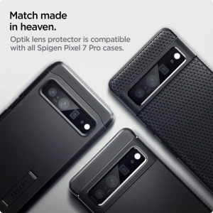 Buy Spigen Optik.tr Camera Protector Google Pixel 7 Pro Black [2 PACK] - SPN2589 - {ean13} - Home Screen Store Europe