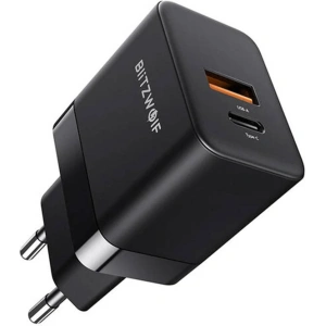 Kup Încărcător de rețea Blitzwolf BW-S21 GaN 35W, USB + USB-C (negru) - BLZ511 - {ean13} - Sklep Home Screen
