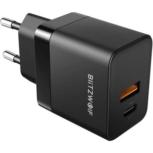 Kup Încărcător de rețea Blitzwolf BW-S21 GaN 35W, USB + USB-C (negru) - BLZ511 - {ean13} - Sklep Home Screen