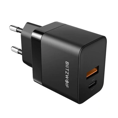 Kup Blitzwolf BW-S21 GaN 35W Netzladegerät, USB + USB-C (schwarz) - BLZ511 - {ean13} - Sklep Home Screen