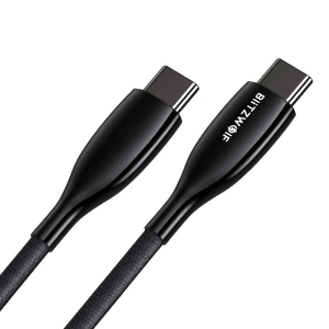 Kup Cablu USB-C la USB-C BlitzWolf BW-TC24, 100W, 5A, 0.9m (negru) - BLZ514 - {ean13} - Sklep Home Screen
