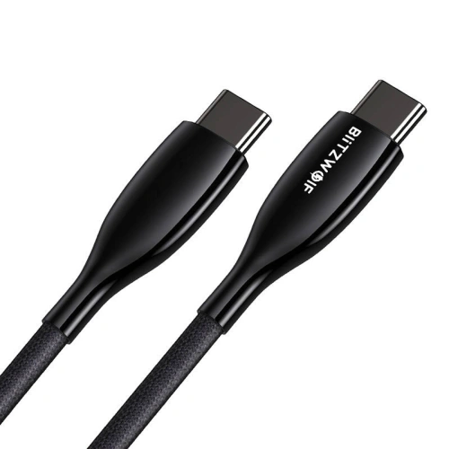 Kup Kabel USB-C do USB-C BlitzWolf BW-TC24, 100W, 5A, 0.9m (czarny) - BLZ514 - {ean13} - Sklep Home Screen