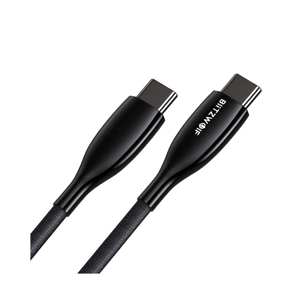 Kabel USB-C do USB-C BlitzWolf BW-TC24, 100W, 5A, 0.9m (czarny)