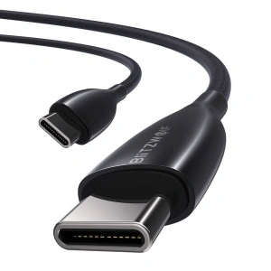 Kup Cablu USB-C la USB-C BlitzWolf BW-TC24, 100W, 5A, 0.9m (negru) - BLZ514 - {ean13} - Sklep Home Screen