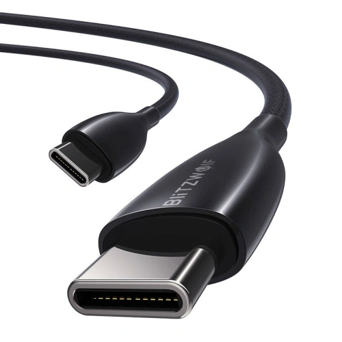 Kup Kabel USB-C do USB-C BlitzWolf BW-TC24, 100W, 5A, 0.9m (czarny) - BLZ514 - {ean13} - Sklep Home Screen