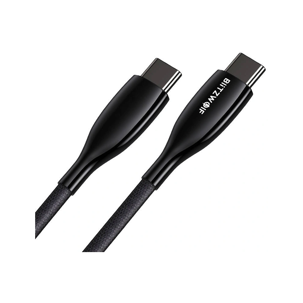 Kabel USB-C do USB-C BlitzWolf BW-TC24, 100W, 5A, 1.8m (czarny)