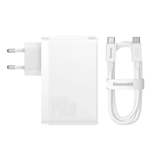 Kup Netzteil Baseus GaN5 Pro 2xUSB-C + USB, 140W (weiß) - BSU3808 - {ean13} - Sklep Home Screen