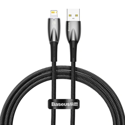 Kup Kabel USB-A/Lightning Baseus Glimmer, 2.4A, 1m (černý) - BSU3818 - {ean13} - Sklep Home Screen