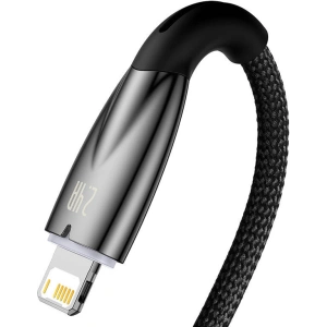 Kabel USB-A/Lightning Baseus Glimmer, 2.4A, 2m (černý)