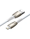 Kup Cablul USB-A/Lightning Baseus Glimmer, 2.4A, 2m (alb) - BSU3823 - {ean13} - Sklep Home Screen