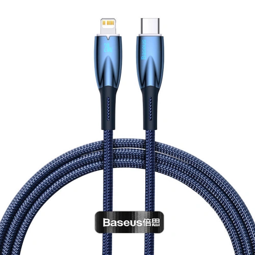 Buy Baseus Glimmer USB-C/Lightning, 20W, 1m (blue) - BSU3824 - {ean13} - Home Screen Store Europe