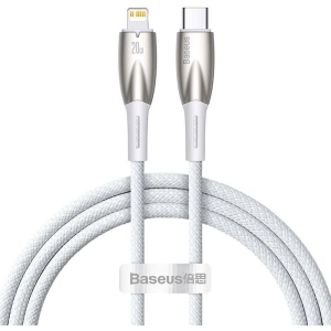 Kabel USB-C/Lightning Baseus Glimmer, 20W, 1m (biały)