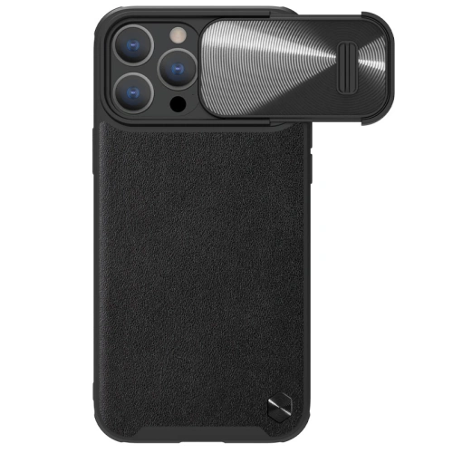 Kup Etui Nillkin Camshield Leather S Apple iPhone 13 Pro Max fekete - NLK874 - {ean13} - Sklep Home Screen