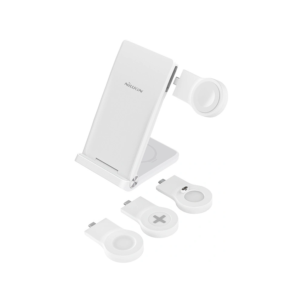 Ładowarka bezprzewodowa Nillkin Wireless Charging Powertrio 3in1 MFI + adapter Apple Watch