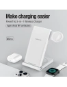 Kup Încărcător wireless Nillkin Wireless Charging Powertrio 3in1 MFI + adaptor Apple Watch - NLK877 - {ean13} - Sklep Home Screen