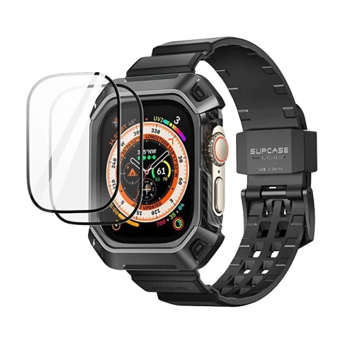 Kup Pasek + üveg Supcase Unicorn Beetle Pro Apple Watch Ultra 49mm Fekete - SPC338 - {ean13} - Sklep Home Screen