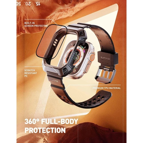 Kup Pasek + üveg Supcase Unicorn Beetle Pro Apple Watch Ultra 49mm Fekete - SPC338 - {ean13} - Sklep Home Screen
