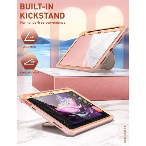 Kup Etui Supcase Cosmo Apple iPad 10.9 2022 (a 10-a generație) Marble Pink - SPC339 - {ean13} - Sklep Home Screen