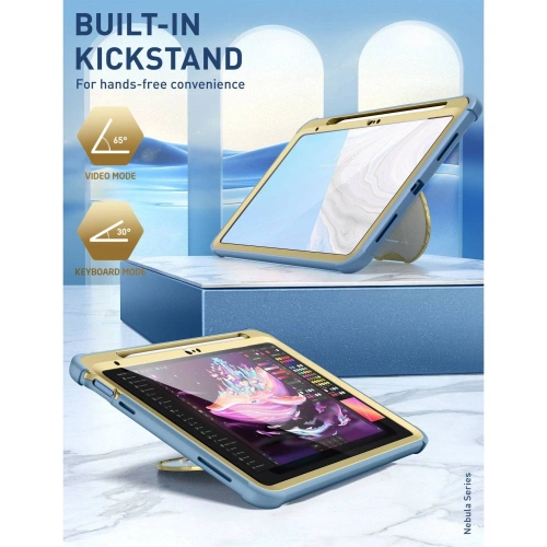 Kup Case Supcase Cosmo Apple iPad 10.9 2022 (10. Generation) Marmor Blau - SPC340 - {ean13} - Sklep Home Screen