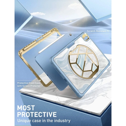 Kup Case Supcase Cosmo Apple iPad 10.9 2022 (10. Generation) Marmor Blau - SPC340 - {ean13} - Sklep Home Screen