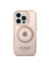 Kup Case Guess GUHMP14LHTCMP Apple iPhone 14 Pro rosa/pink Hartschale Goldrand Translucent MagSafe - GUE2319 - {ean13} - Sklep Home Screen