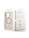 Kup Case Guess GUHMP14LHTCMP Apple iPhone 14 Pro rosa/pink Hartschale Goldrand Translucent MagSafe - GUE2319 - {ean13} - Sklep Home Screen