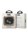 Kup Etui Karl Lagerfeld KLACA3SILKCK Apple AirPods 3 cover negru/black Silicon Karl & Choupette - KLD1297 - {ean13} - Sklep Home Screen