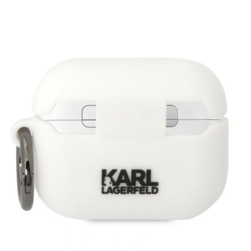 Kup Etui Karl Lagerfeld KLACAPSILKCW Apple AirPods Pro tok fehér/szürke Szilikon Karl & Choupette - KLD1298 - {ean13} - Sklep Home Screen