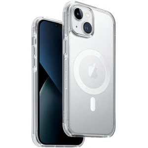 Etui UNIQ Combat Apple iPhone 14 Plus / 15 Plus MagClick Charging przeźroczysty/dove satin clear