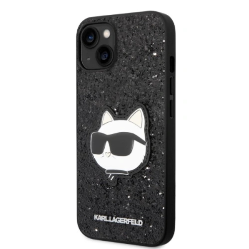 Kup Etui Karl Lagerfeld KLHCP14MG2CPK Apple iPhone 14 Plus / 15 Plus czarny/black hardcase Glitter Choupette Patch - KLD1311 - {ean13} - Sklep Home Screen
