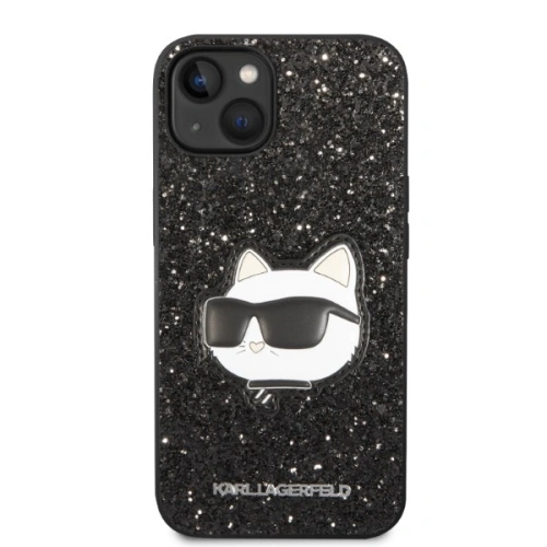 Kup Etui Karl Lagerfeld KLHCP14MG2CPK Apple iPhone 14 Plus / 15 Plus czarny/black hardcase Glitter Choupette Patch - KLD1311 - {ean13} - Sklep Home Screen