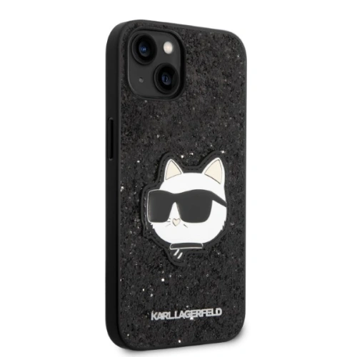 Kup Etui Karl Lagerfeld KLHCP14MG2CPK Apple iPhone 14 Plus / 15 Plus czarny/black hardcase Glitter Choupette Patch - KLD1311 - {ean13} - Sklep Home Screen