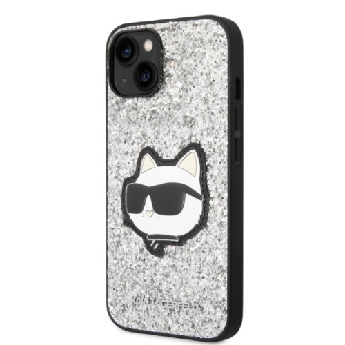 Kup Etui Karl Lagerfeld KLHCP14MG2CPS Apple iPhone 14 Plus / 15 Plus argintiu/silver hardcase Glitter Choupette Patch - KLD1312 - {ean13} - Sklep Home Screen