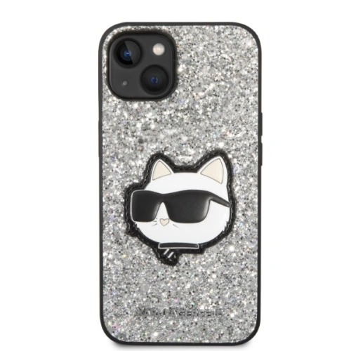 Kup Etui Karl Lagerfeld KLHCP14MG2CPS Apple iPhone 14 Plus / 15 Plus argintiu/silver hardcase Glitter Choupette Patch - KLD1312 - {ean13} - Sklep Home Screen
