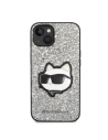 Kup Etui Karl Lagerfeld KLHCP14MG2CPS Apple iPhone 14 Plus / 15 Plus srebrny/silver hardcase Glitter Choupette Patch - KLD1312 - {ean13} - Sklep Home Screen