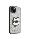 Kup Etui Karl Lagerfeld KLHCP14MG2CPS Apple iPhone 14 Plus / 15 Plus srebrny/silver hardcase Glitter Choupette Patch - KLD1312 - {ean13} - Sklep Home Screen