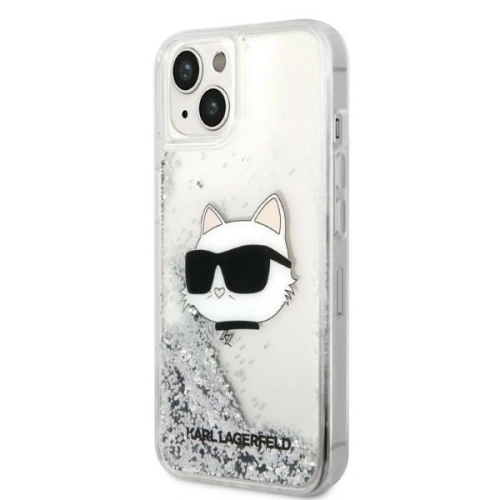 Kup Etui Karl Lagerfeld KLHCP14MLNCHCS Apple iPhone 14 Plus / 15 Plus srebrny/silver hardcase Glitter Choupette Head - KLD1313 - {ean13} - Sklep Home Screen
