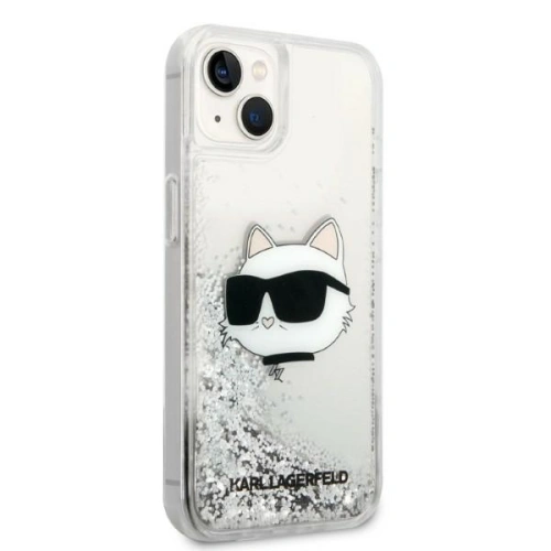 Kup Etui Karl Lagerfeld KLHCP14MLNCHCS Apple iPhone 14 Plus / 15 Plus srebrny/silver hardcase Glitter Choupette Head - KLD1313 - {ean13} - Sklep Home Screen
