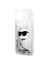 Kup Etui Karl Lagerfeld KLHCP14MLNCHCS Apple iPhone 14 Plus / 15 Plus srebrny/silver hardcase Glitter Choupette Head - KLD1313 - {ean13} - Sklep Home Screen