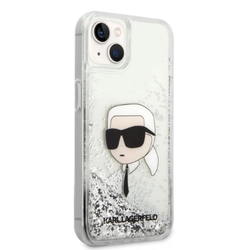 Kup Etui Karl Lagerfeld KLHCP14MLNKHCH Apple iPhone 14 Plus / 15 Plus argintiu/silver hardcase Glitter Karl Head - KLD1314 - {ean13} - Sklep Home Screen