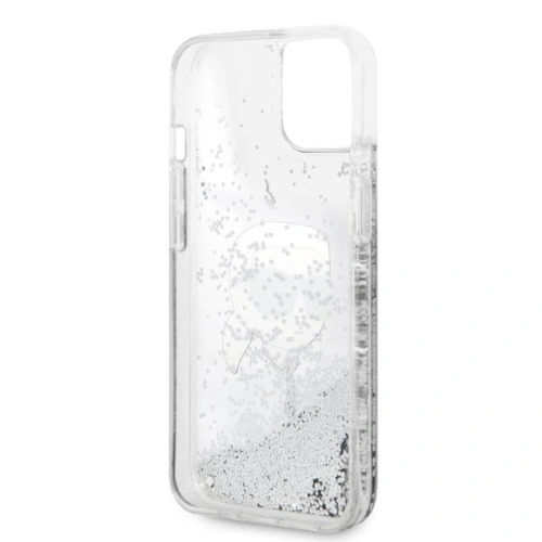 Kup Etui Karl Lagerfeld KLHCP14MLNKHCH Apple iPhone 14 Plus / 15 Plus ezüst/silver kemény tok Glitter Karl Head - KLD1314 - {ean13} - Sklep Home Screen