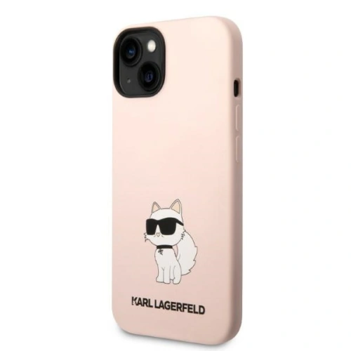 Buy Karl Lagerfeld KLHCP14MSNCHBCP Apple iPhone 14 Plus / 15 Plus hardcase pink Silicone Choupette - KLD1315 - {ean13} - Home Screen Store Europe