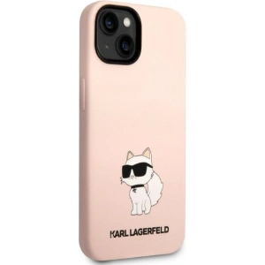 Etui Karl Lagerfeld KLHCP14MSNCHBCP Apple iPhone 14 Plus / 15 Plus hardcase różowy/pink Silicone Choupette